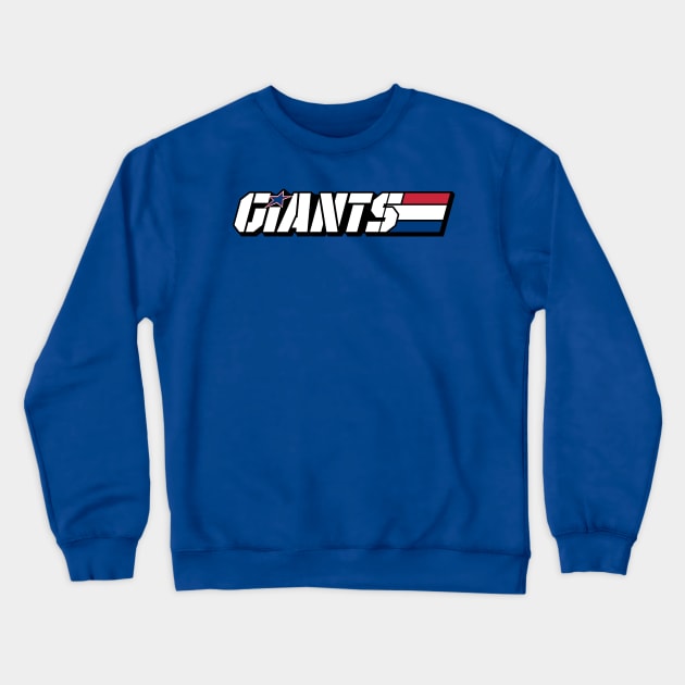 Yo Giants! Crewneck Sweatshirt by Mike Hampton Art